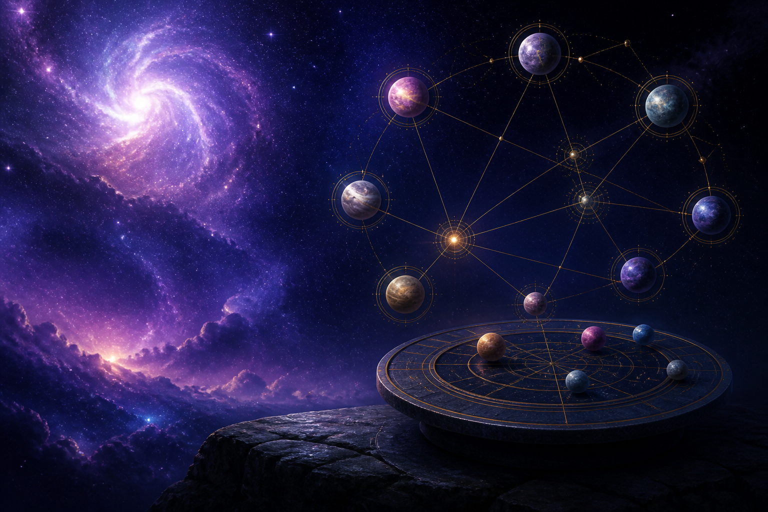 Astrologiske aspekter: En praktisk metode for å lese planetenes samtaler