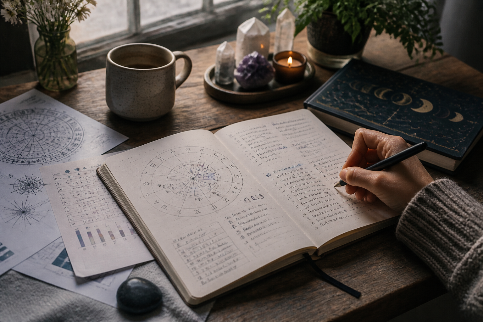 Astrology Journaling: A Practical Way to Test Patterns in Your Birth Chart — astrology-practice astrology article