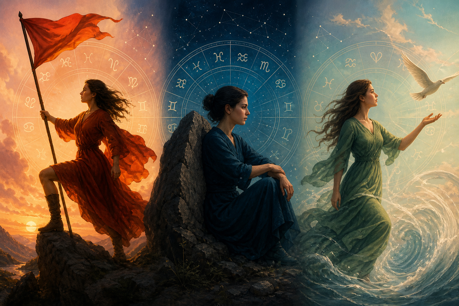 Zodiac Modalities: Cardinal, Fixed, and Mutable Signs Explained — zodiac-signs astrology article
