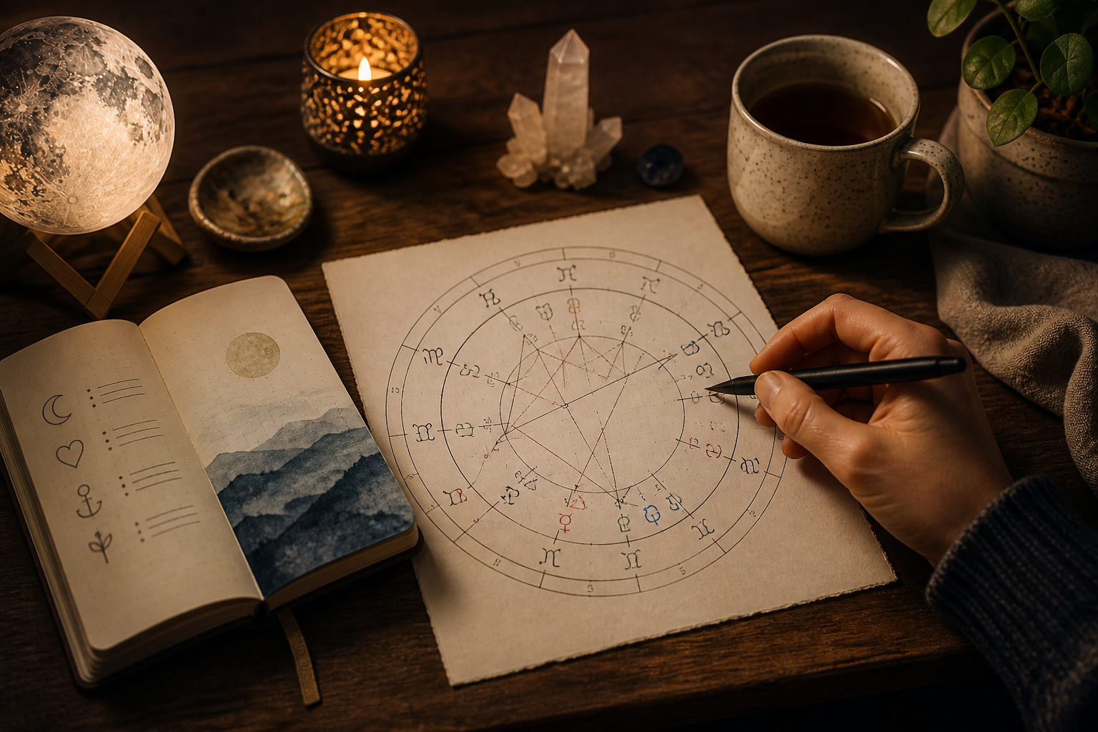 Mondwiederkehr-Horoskop erklärt